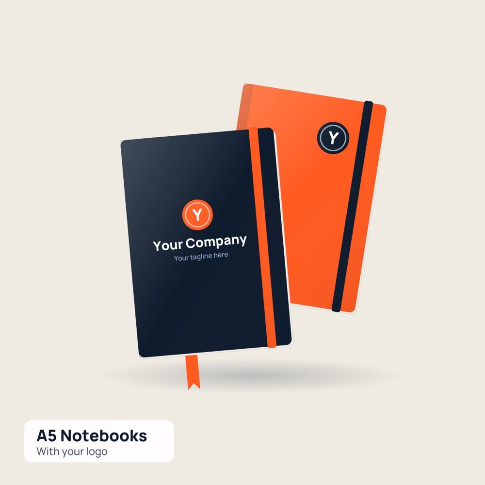 Custom A5 Notebook printed by Reflyprint
