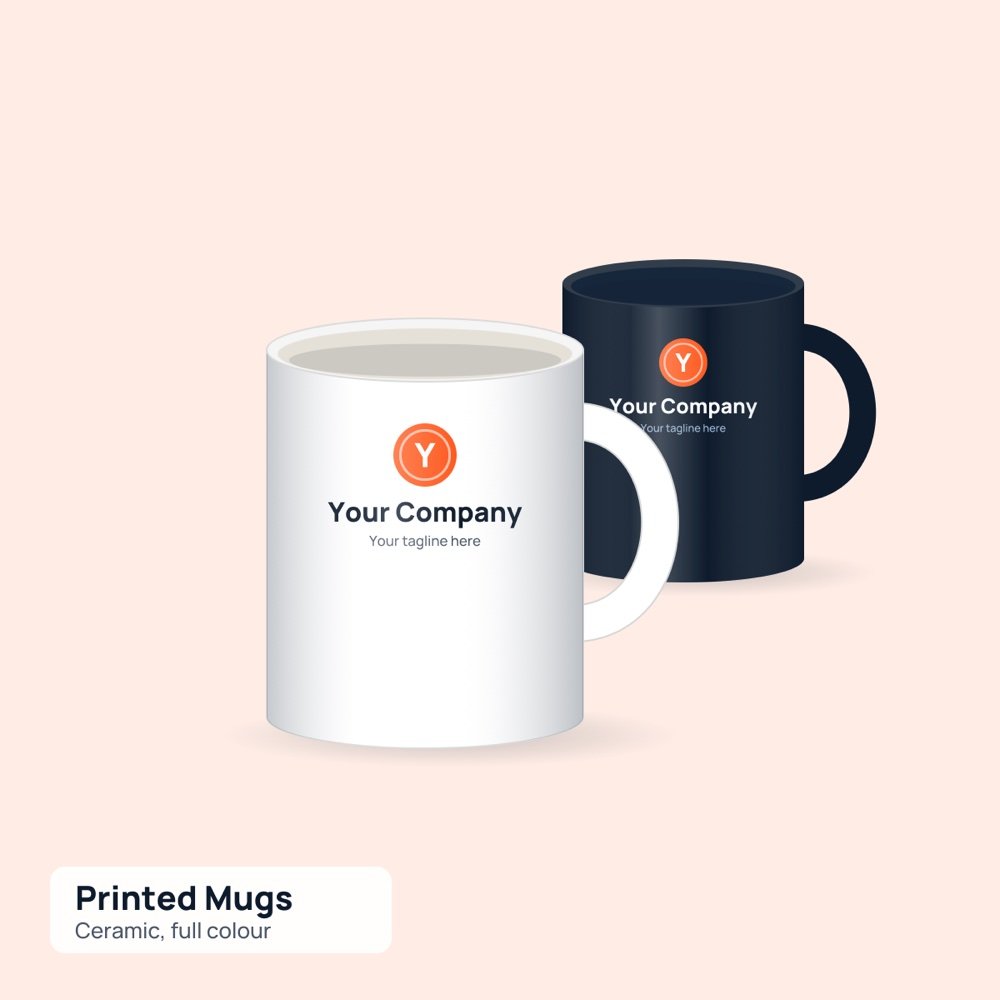 Custom Printed Mugs printed by Reflyprint
