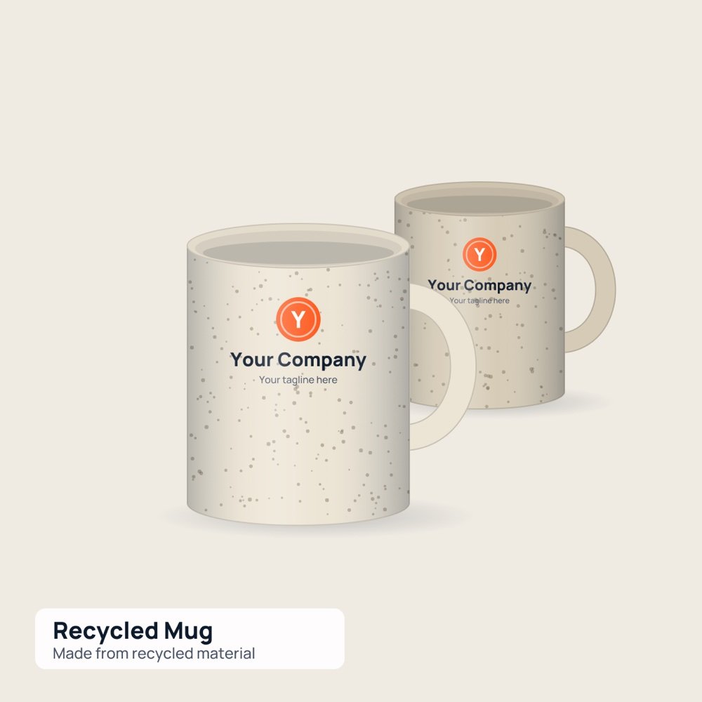Custom Recycled Mug printed by Reflyprint