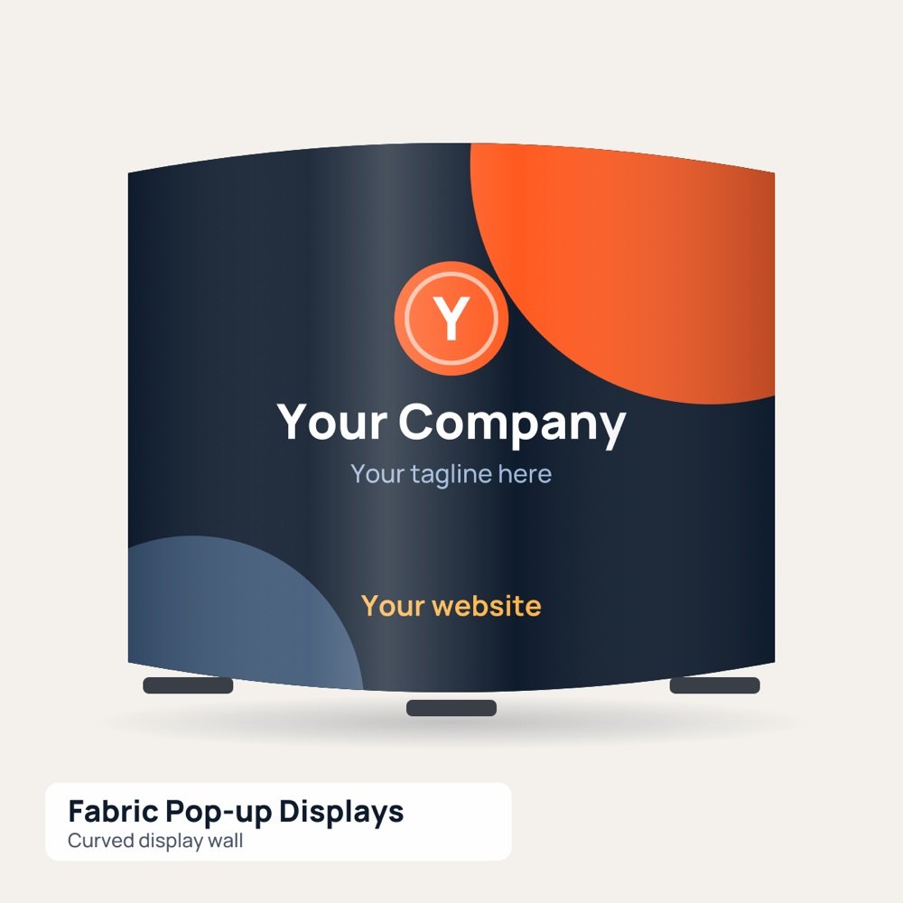 Fabric Pop up Display Stands printed by Reflyprint