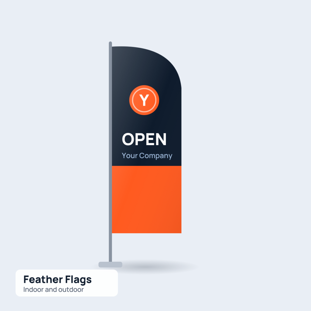 Crest Flags printed by Reflyprint