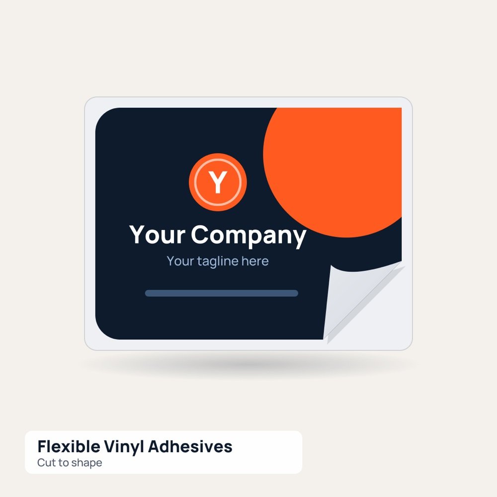 Flexible Vinyl Adhesives printed by Reflyprint