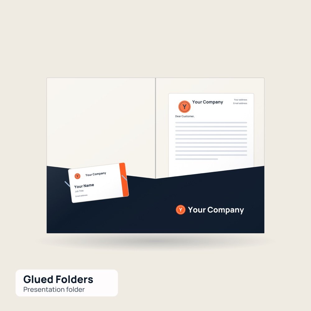 Glued Folders printed by Reflyprint