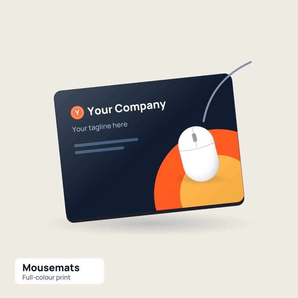 Mousemats printed by Reflyprint
