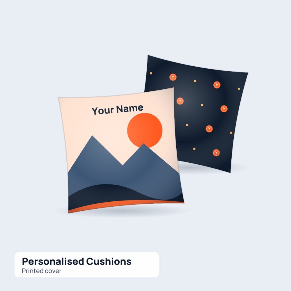 Personalised Cushions printed by Reflyprint