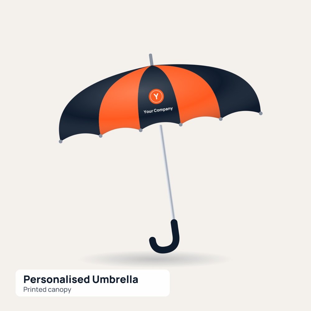 Personalised Umbrella printed by Reflyprint