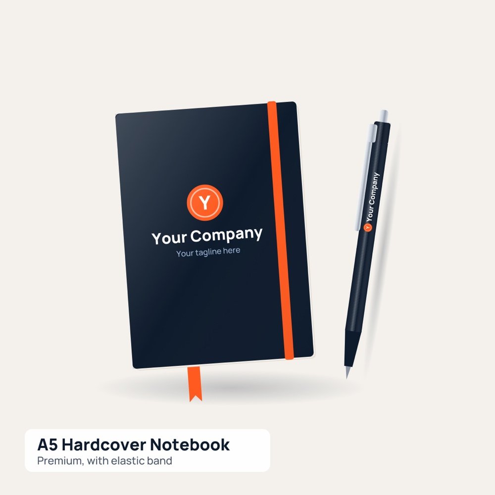 Premium A5 Hardcover Notebook printed by Reflyprint
