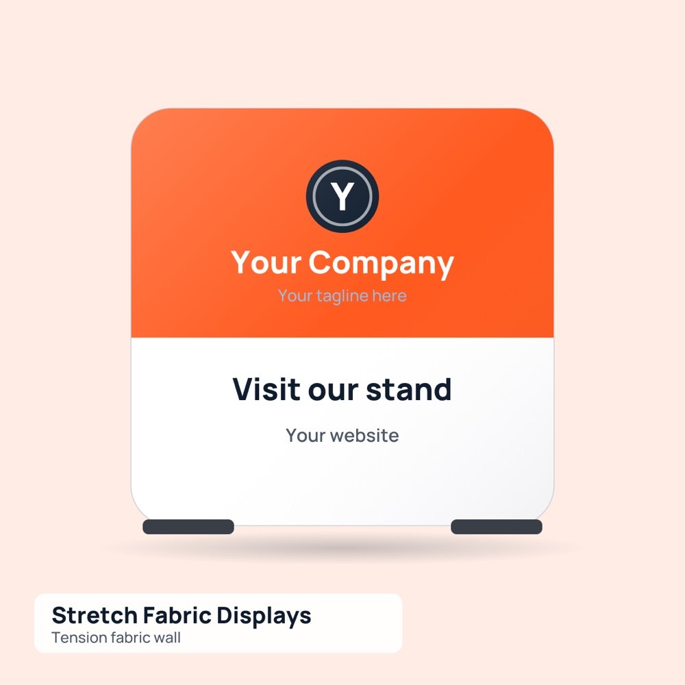 Stretch Fabric Display Stands printed by Reflyprint